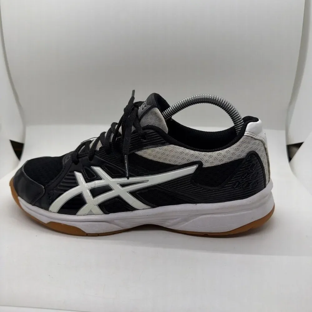 Asics Shoes Womens 9 Gel Upcourt 3 Volleyball Shoe 1072A031 Laced Up Black Slip